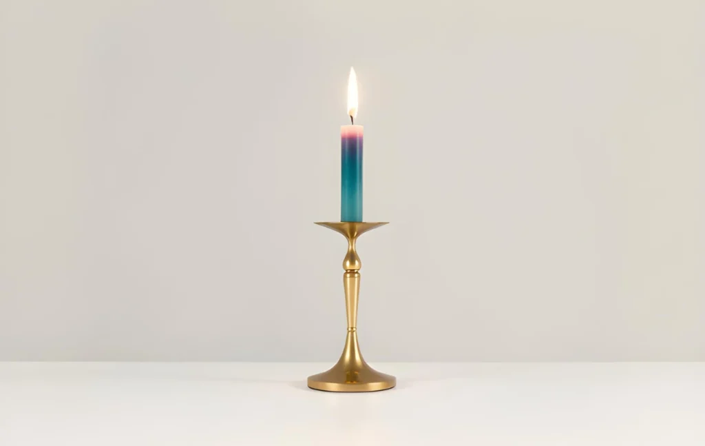 Elevate your home decor with stylish brass candlesticks