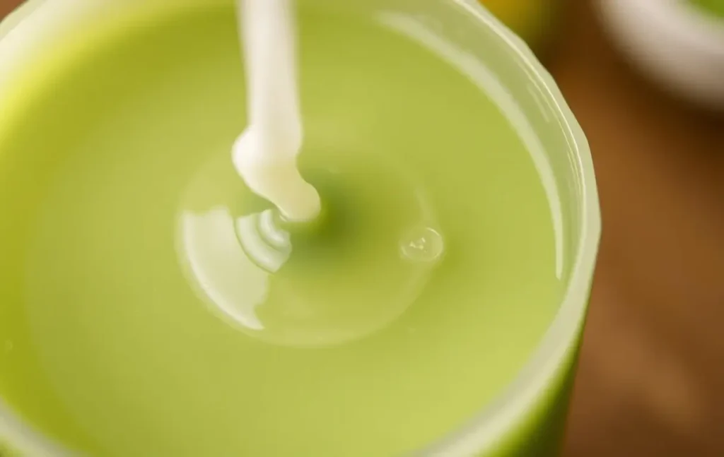 Fixing air bubbles during candle-making by reheating the wax, with small tools and a thermometer in view.